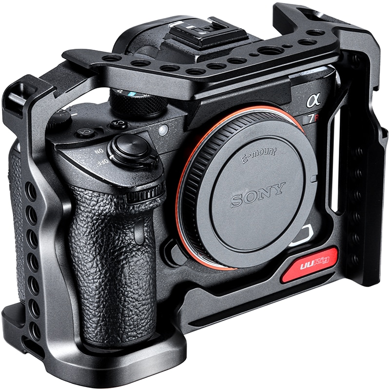 UURig Metall KäFeige Anlage für Sony A73 A7III A7R3 A7M3 Anlage mit Arca schweizerisch und Arri Ortung See Verlängern Kalt schuh Montieren Mic Licht