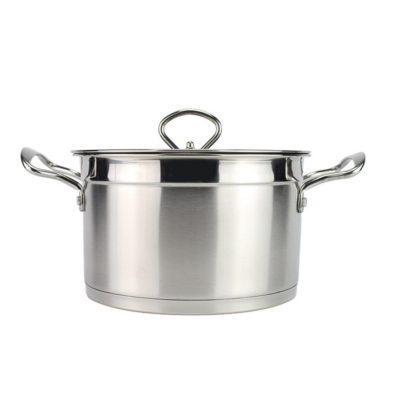 1 stücke 14/16cm Stahl Suppe Topf Küche Kochgeschirr Für Induktion Kochen Heißer Topf Herde Party Lagerbier Topf chinesische Edelstahl