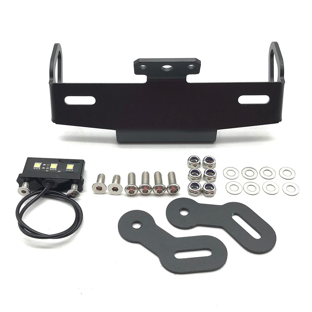 Für YAMAHA MT07 Tracer MT09 FZ09 MT10 FZ10 Motorrad Zubehör Kurze Lizenz Hintere Kennzeichen Halterung Platte LED Licht