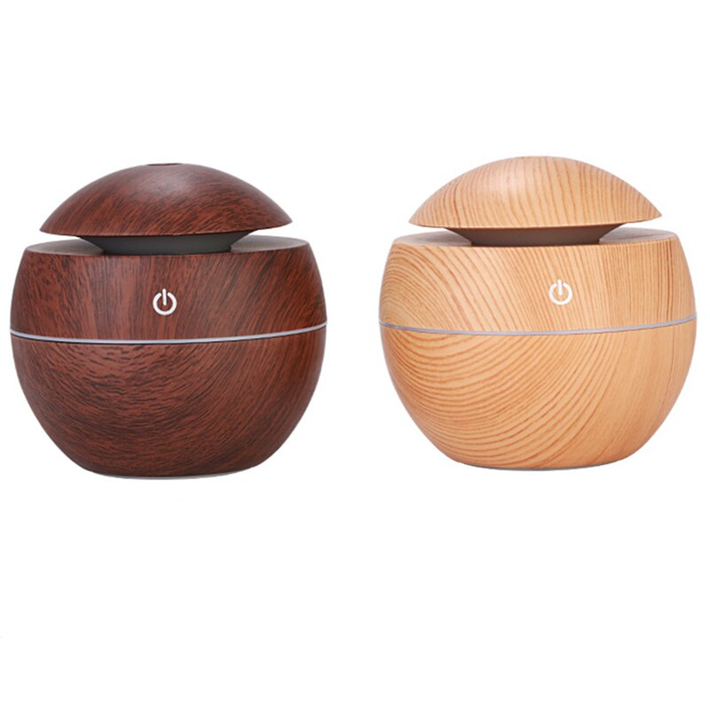 130ML Mini USB Ultraschall Kühlen Nebel-luftbefeuchter Aroma Ätherisches Öl Diffusor Luftreiniger 7 Farbe Ändern Licht Für Büro