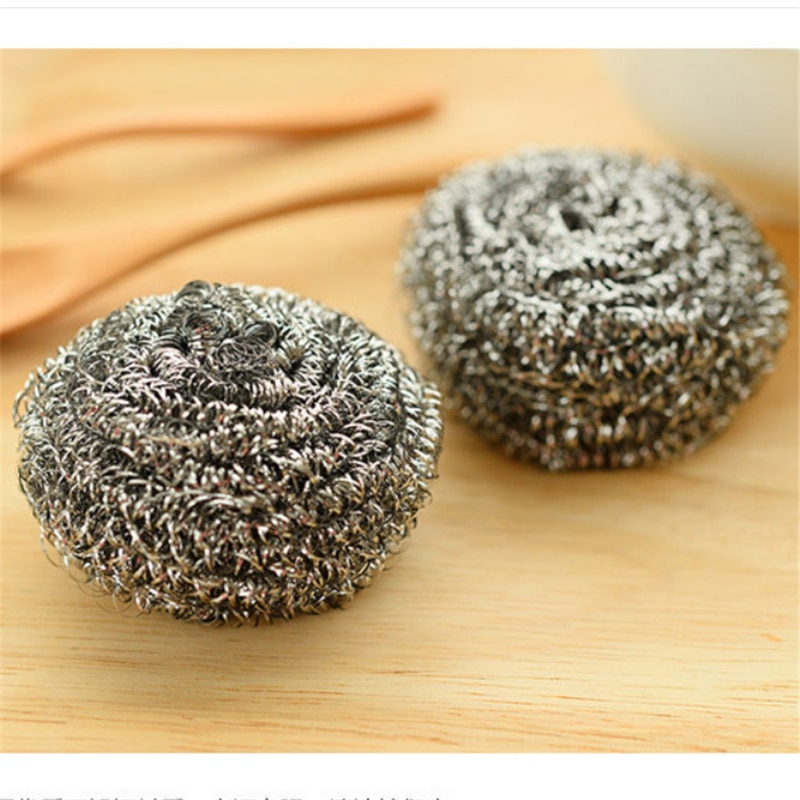 Saim Küche Draht Reinigung Ball Waschen Pfanne Edelstahl Draht Kugeln Küche Reinigung Pinsel Topf Reinigung Ball 20 teile/paket JJ50777
