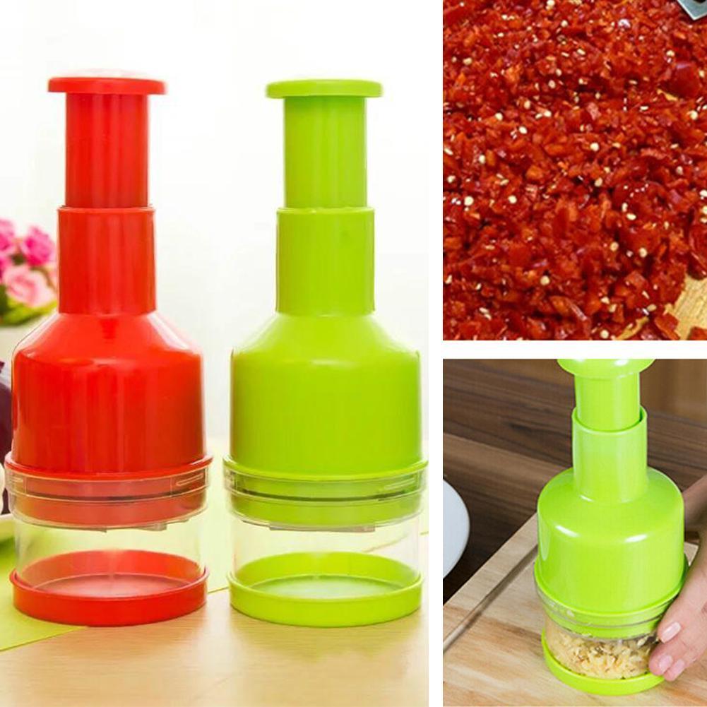 Drücken Lebensmittel Zerhacker Cutter Schneidemaschine Schäler Dicer Gemüse Zwiebel Werkzeug Fleischwolf Knoblauch Zerhacker Zwiebel Küche Kochen D2C3