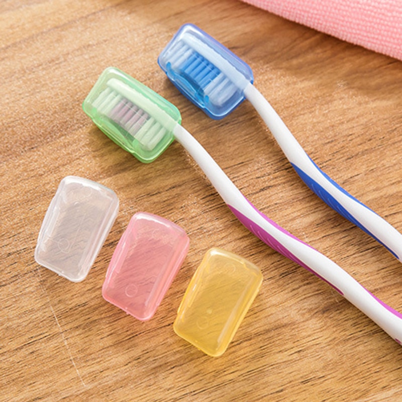 5Stck Zahnbürste Kopf Abdeckung Tragbare Zahnbürste Kopfbedeckungen Reise Pinsel Deckel fallen Zahn Reiniger Schutz badezimmer acessories