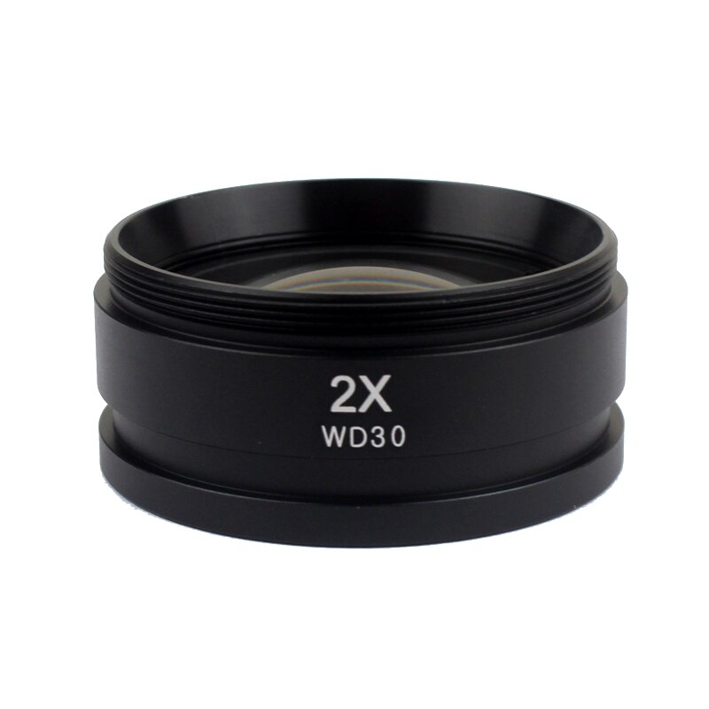 WD165 0,5X0,7X1,0X2,0 X Hilfs Objekte Objektiv Mikroskop Kamera Objektiv Für Trinocular Stereo Zoomen Mikroskop barlow Glas Objektiv