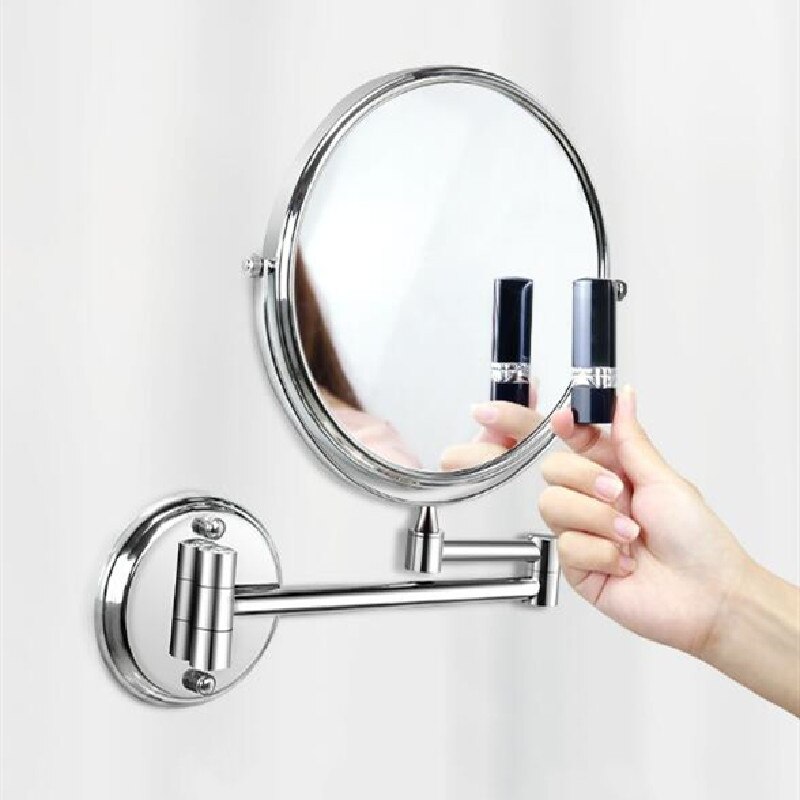 schlagen-freies Zauberstab-montiert Doppelseitige Vergrößerungs Schlecht Spiegel Clever Spiegel machen-hoch Falten Teleskop Spiegel Schlecht Zubehör