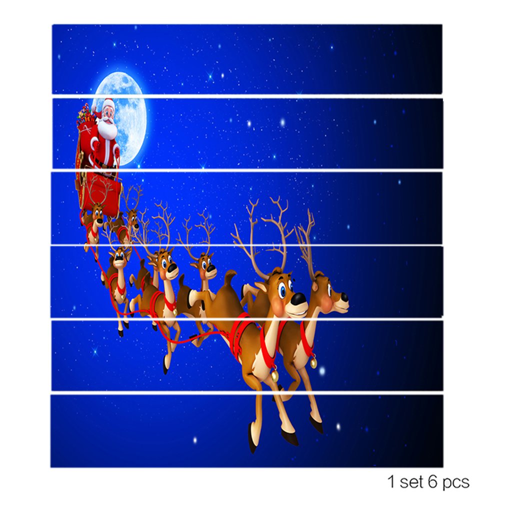 Elch Treppen Aufkleber Wasserdichte Zauberstab Aufkleber Hause Dekoration Aufkleber Hause Dekoration PVC Treppen Aufkleber