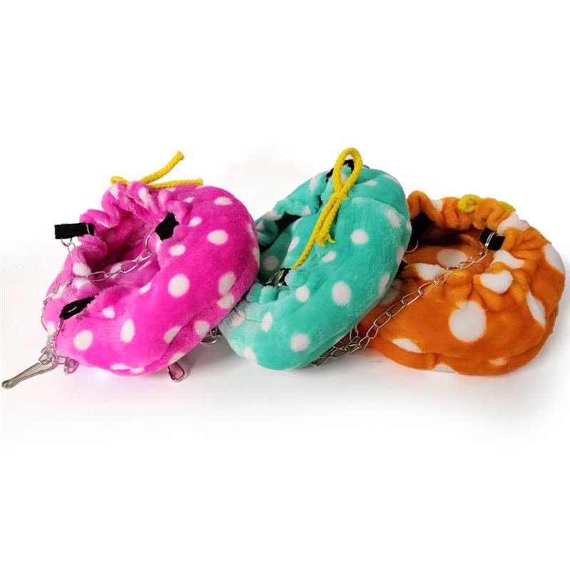 Kapmore 1pc Weichen Vogel Bett Nest Multi-Zweck Kordelzug Hängen Vogel Hängematte Papagei Bett Für Kleine Haustiere Haustier liefert