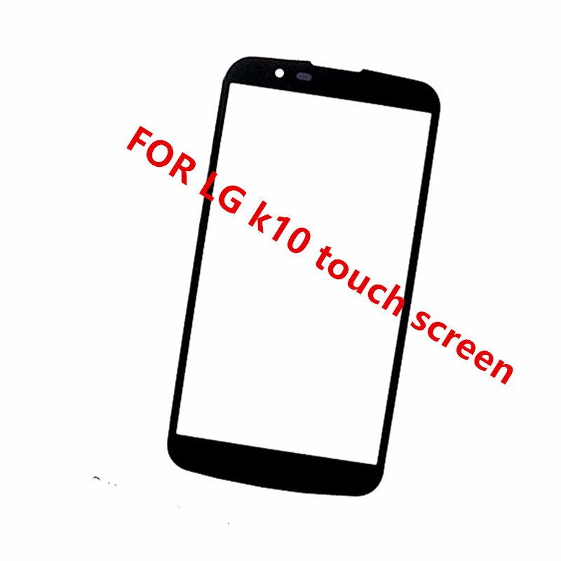Für LG K10 K410F M2 K430T K420N K430DS touchscreen glas Vorderen Äußeren Glas Objektiv Ersatz