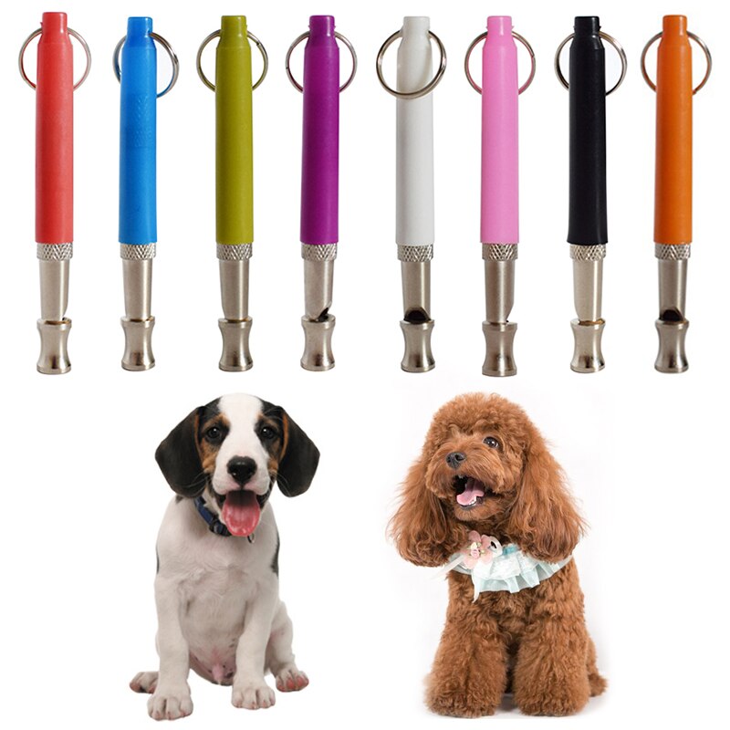 1Pc Einstellbare Haustier Hunde Pfeife Ultraschall Klang Hunde Ausbildung Flöte Anti Rinde Haustiere Interaktive Liefert Hund Schulungen Produkte