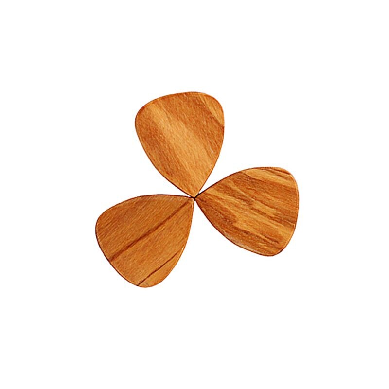 3 stücke Holz Gitarre Plektrum wählt für Elektrische Akustische Gitarre Ukulele Teile Musical Instrument