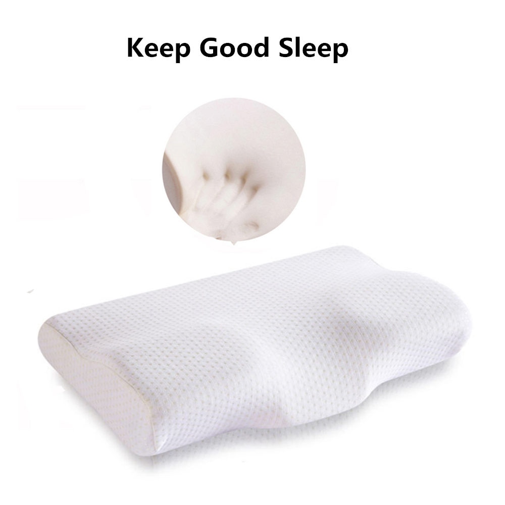 Speicher Schaum Kissen Orthopädische Latex magnetisch Nacken Kissen Langsam Rebound Speicher Kissen Schmetterling Geformt Kissen Gesundheit Zervikale Ansatz