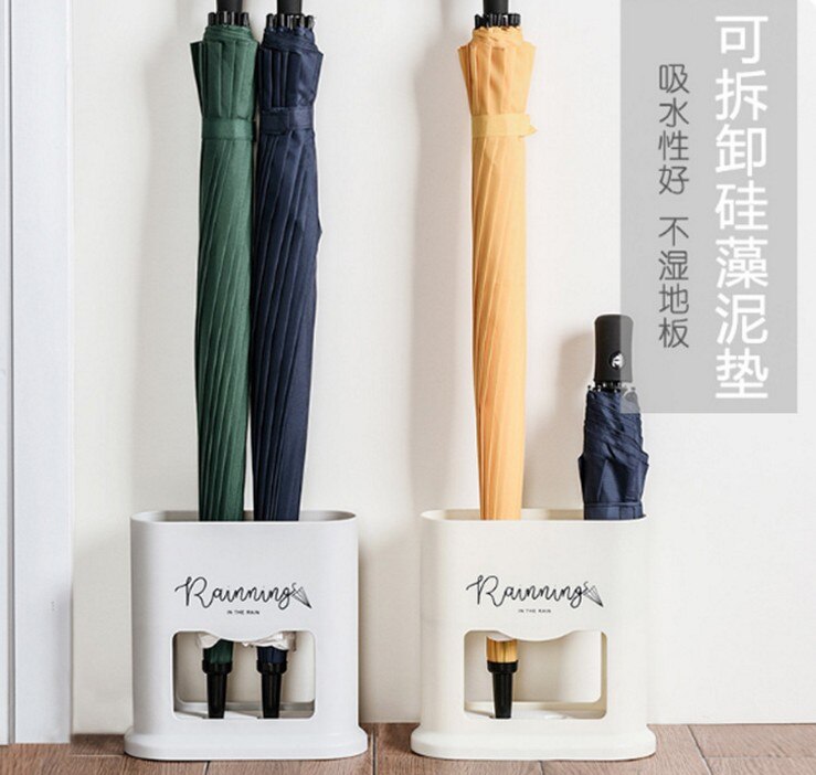 Regenschirm lagerung Gestell kreative regenschirm Stand haushalt einfache aufkleber Zauberstab landung Fass Regen Getriebe