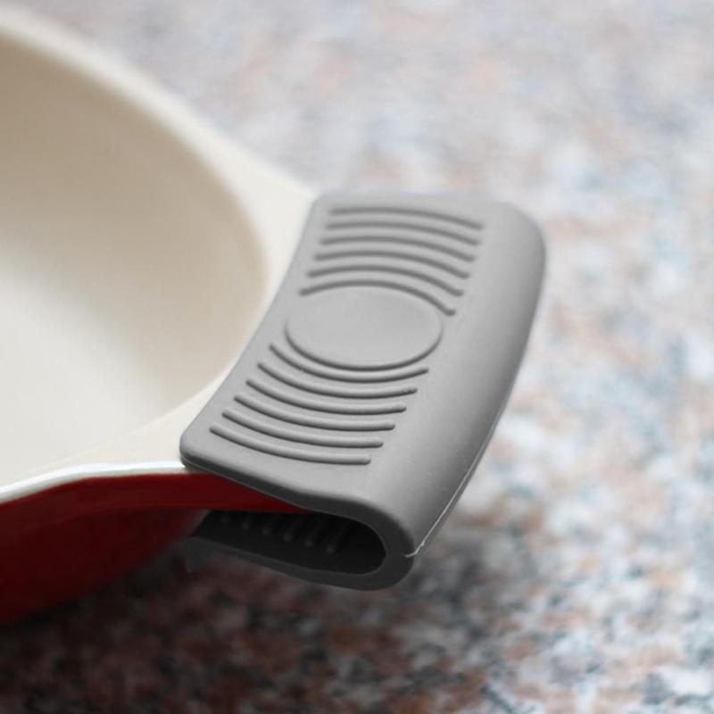 Küche Silikon Wärmedämmung Fausthandschuh Handschuh Kasserolle Ohr Pfanne Halfter Beständig Klemme Platte Clip zu Schüssel Backofen Handschuhe