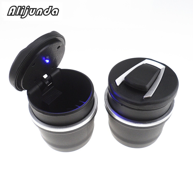 Neue materialien flammschutzmittel Auto hohe Temperatur LED aschenbecher futter zubehör für Ford Fokus Verschmelzung begleiten Kuga Ecospor