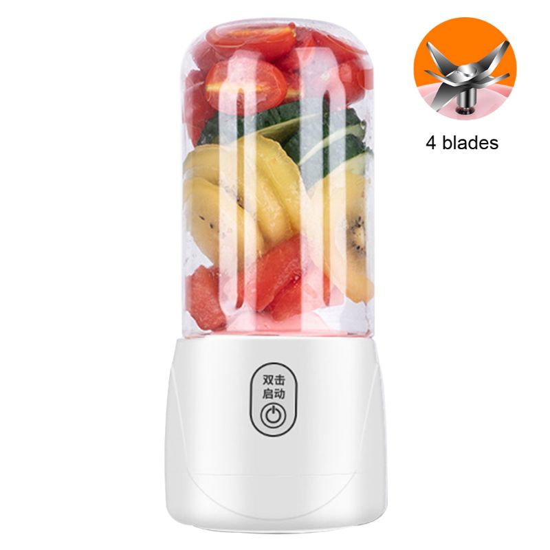 Protable Mini Entsafter Tasse Persönliche Reise Rührgerät USB Aufladbare 300ml Obst Mischen Maschine Multifunktions Saft, Der Küche