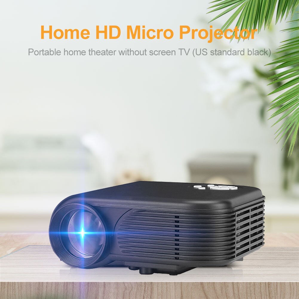 BP-S350 FÜHRTE Mini Projektor 480x640 Pixel Unterstützt 720P 1080P HDMI VGA AV USB TF Beamer UNS stecker Tragbare Heimat Medien Video Spieler