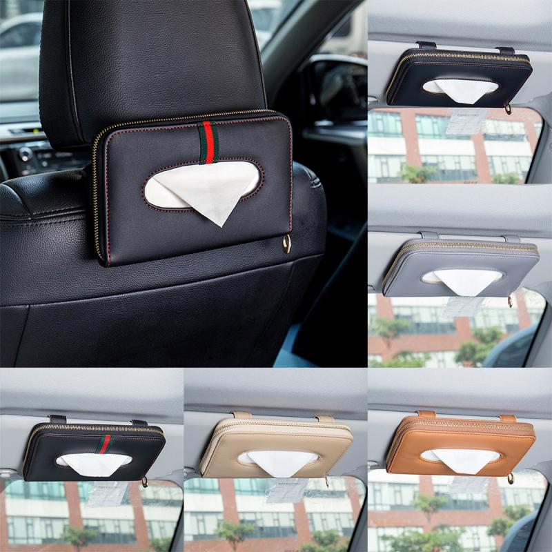 6 farben Gewebe Boxen Ohne Einweg Servietten Gewebe Boxen Auto Zubehör Gewebe Tasche Organizer Auto Dekoration Auto Lagerung