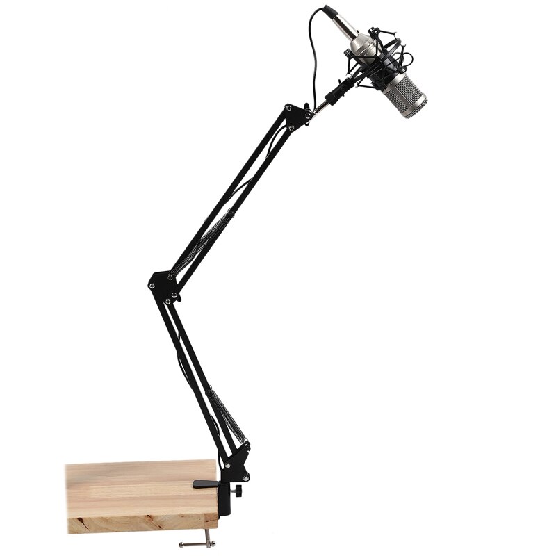 Mikrofon Schere Arm Stehen 75cm Hohe Tabletop Boom Mic Suspension Montieren für Blau Yeti Profi USB Mikrofon Halfter