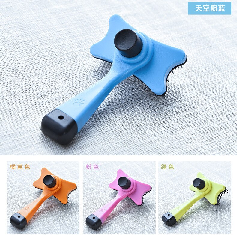 Haustier pflege pinsel, multifunktionale kunststoff kamm, verblassen kamm, manuelle pinsel, Haustier pinsel preis für 2 stücke