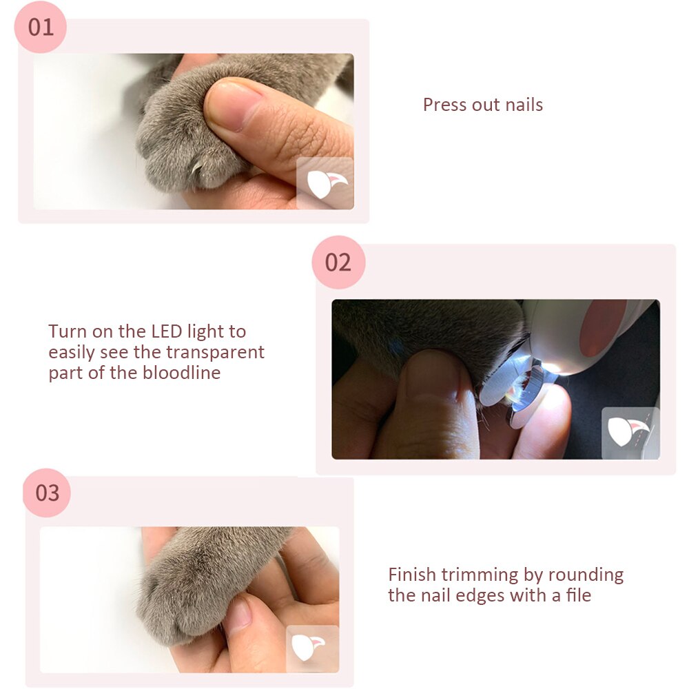 Haustier Hund Cutter Katze Und Hund Nagel Haarschneidemaschine Schneiden Maschine Schönheit Schere Ebene Katze Schlösser Haustier LED Licht Nagel Trimmer