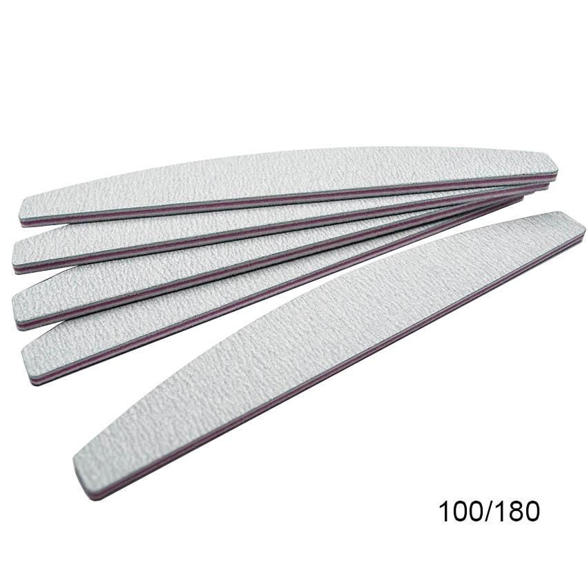 Nagel Datei 100/180 Schleifen Puffer Block DIY Nagel Dateien Grau Stiefel Nagel Tipps Polieren Entferner Bausätze Manikübetreffend PedicureTools ZJC3001