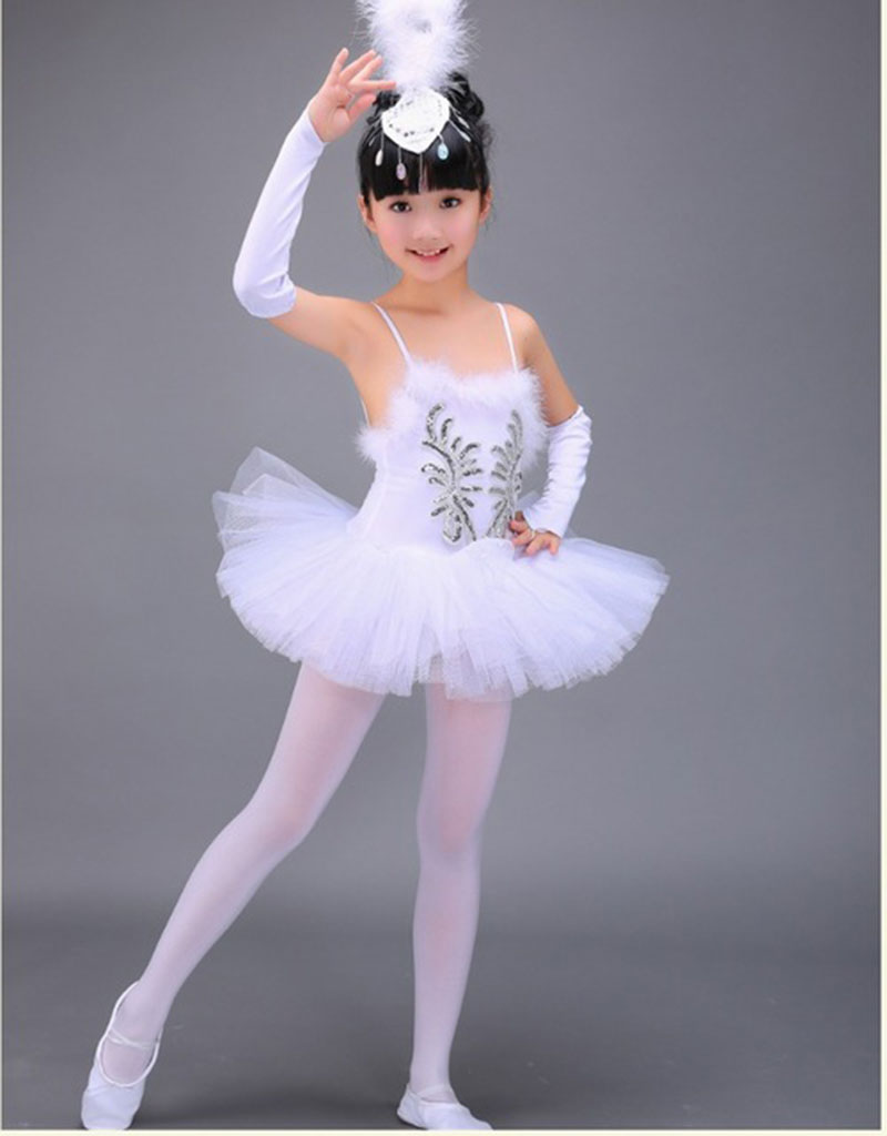 Professionelle Weiß Schwanensee Ballett Ballettröckchen Kostüm Mädchen freundlicher Ballerina Kleid freundlicher Ballett Kleid Dancewear tanzen Kleid Für Gir