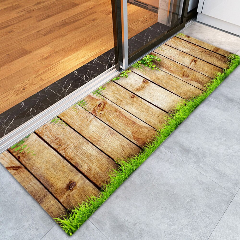 Hause Anti-Unterhose Teppich Lange Küche matt Moderne Eingang Fußmatt Wohnzimmer Teppiche Teppich Waschbar Schlafzimmer Nacht Boden Matten