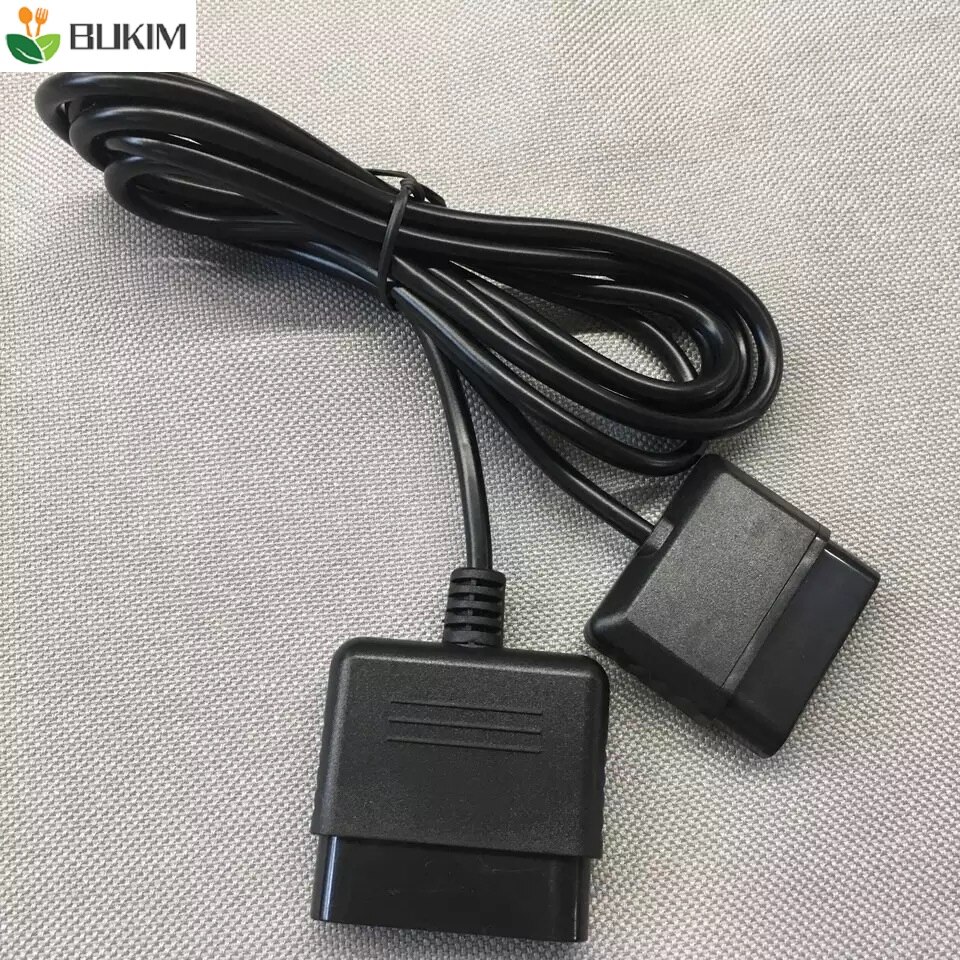 BUKIM 5 stücke Schwarz Regler Verlängerung Kabel Für Sony PS1/PS2 schlank Linie playstation 1 playstation 2 Konsole