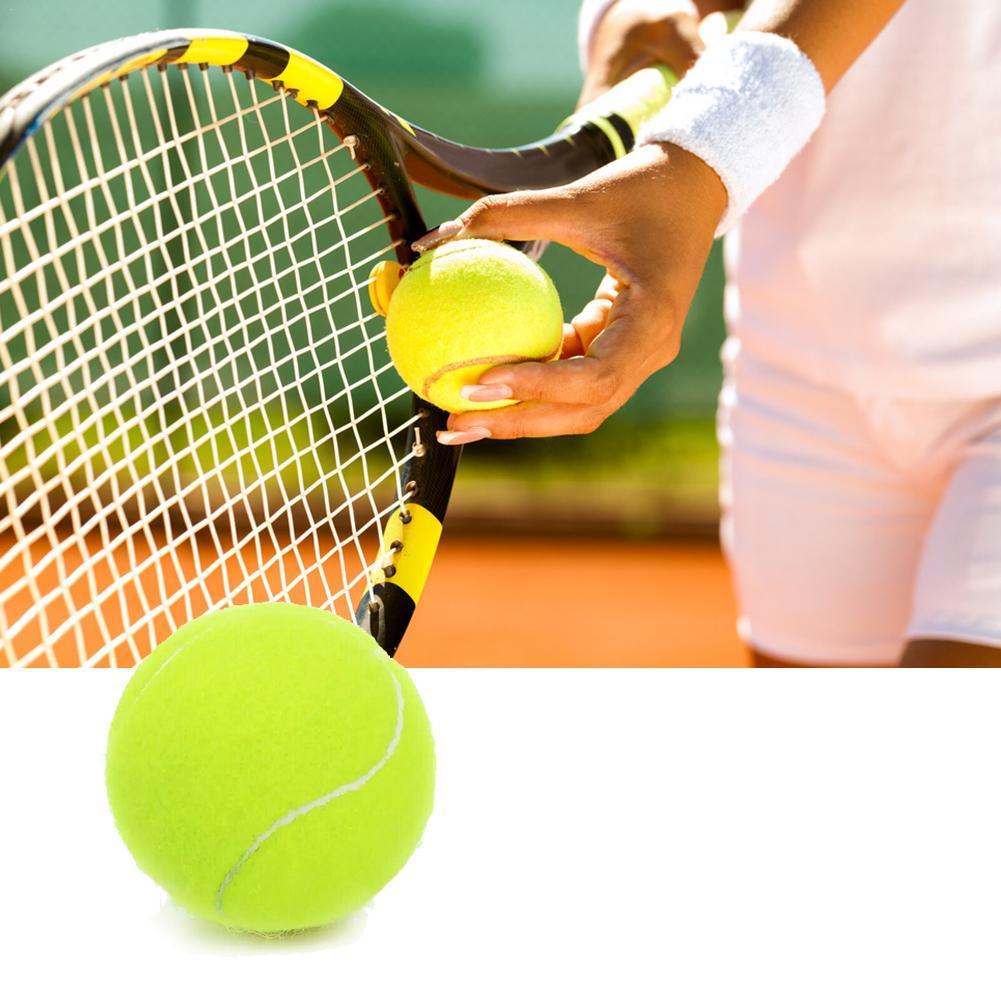 dauerhaft Tennis Ball Gummi Tennis Praxis Ball Für Wettbewerb Ausbildung Übungen Elastische Faser Gummi draussen Tennis Ball