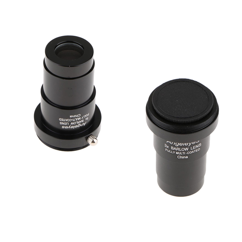 Teleskop Okular Barlow Objektiv 5X & 3X Vergrößerung 1,25 zoll Klar Scharf Bild Universal- T Ring Adapter
