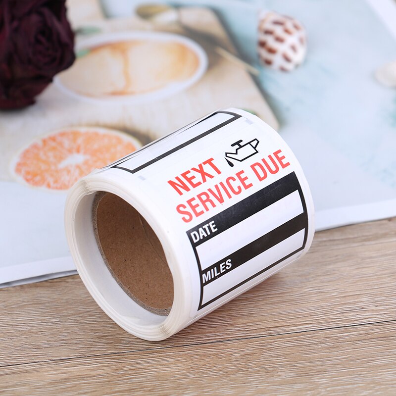100Stck/einstellen aufkleber Öl Änderungen Etiketten Öl Ändern Aufkleber Öl Ändern Service Erinnerung Aufkleber