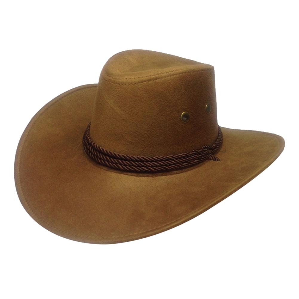 Männer Sommer Reise Sonnenblende weit Rand lässig Reiten Western Cowboy-Hütte Deckel Sommer Cowboy-Hütte Kappe Sommer Cowboy Hütte Kappe Hütte