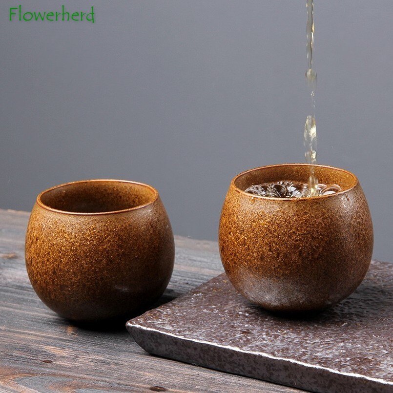 Keramik Porzellan Kung Fu Tee Tasse Teegeschirr Große Tee-einstellen Einzigen Tasse Meister Tasse Ru Brennofen Tasse