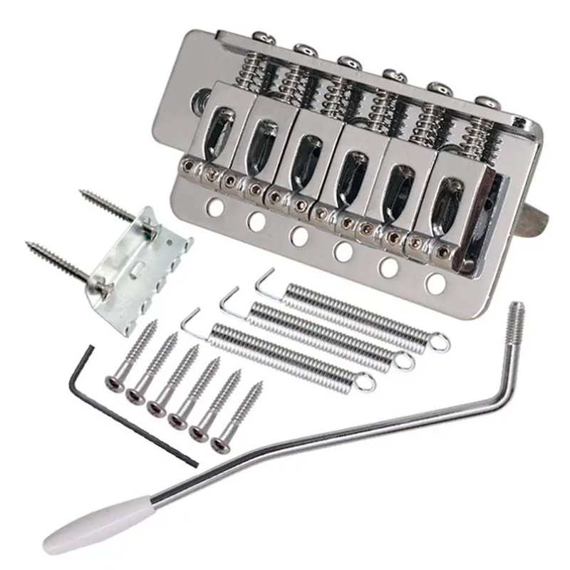 6 saiten Gitarre Brücke Sattel Saitenhalter für E-gitarre Tremolo Brücke einstellen