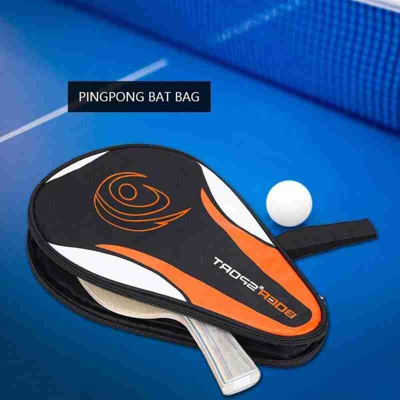 Tischtennis fallen Sport Tischtennis Schläger Tasche Tragbare Schutz Zubehör Ausrügestochen Wasserdichte Reißverschluss Ausbildung Beruf