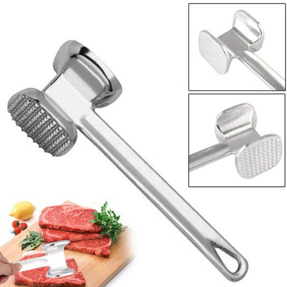 Steak Rindfleisch Porks Fleisch Hammer 19,5 cm Zwei Seiten Aluminium Fleisch Hammer Hammer Rindfleisch Huhn Steak Rindfleisch Porks