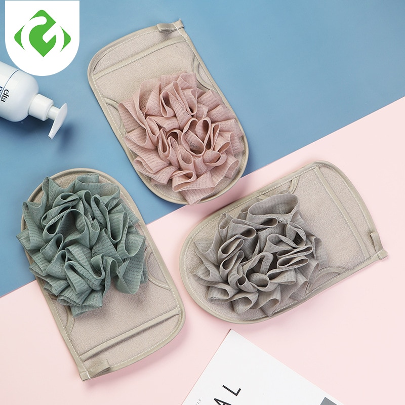 1pc Dusche Schlecht Handtuch Handschuhe Schlecht Dusche Körper Waschen Haut Spa Schlecht Wäscher Sauber Pinsel Schlecht Annehmlichkeiten Reiben Toten haut Entfernung