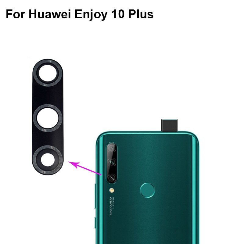 2Stck Für Huawei Genießen 10 Plus Ersatz Zurück Hinten Kamera Objektiv Glas Für Huawei Viel Spaß10 Plus Objektiv Teile 10 Plus