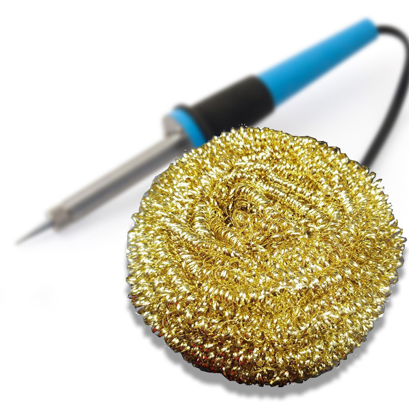 5Stck Lot Eisen Spitze Reinigung Ball Gittergewebe Filter Reinigung Düse Spitze Kupfer Ball bilden Schweißen Reinigung Draht Ball für lözehn