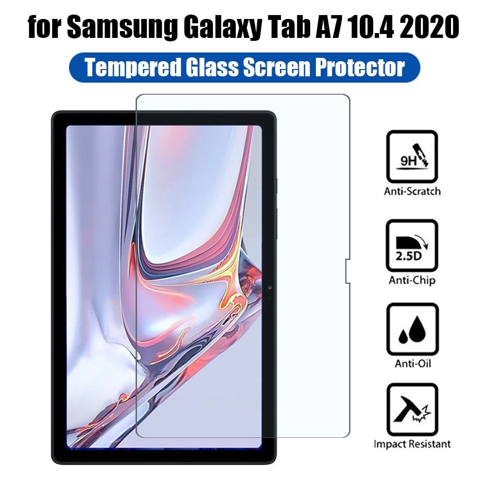 Tablette Gehärtetem Glas Für Samsung Galaxis Tab A7 10,4 Schutz Glas Bildschirm Schutz Film blasiert Freies 9h glas