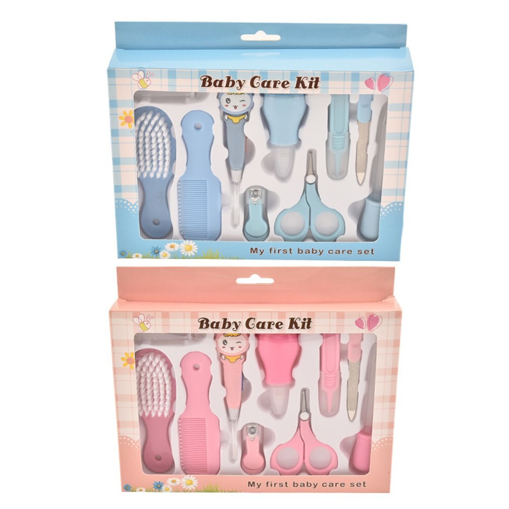 10 stücke Baby Täglichen Produkte Baby Pflege Kasten Kreative freundlicher Nagel Haarschneidemaschine Nagel Haarschneidemaschine Baby Pflege einstellen