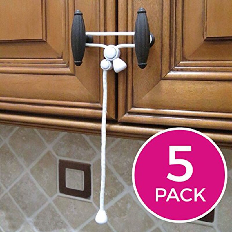 5PC Baby Sicherheit Schrank sperren Art Sicherheit Schrank Türschloss Hause Sicherheit Gürtel Tür Schrank Sicherheit Seil sperren Seil schnalle