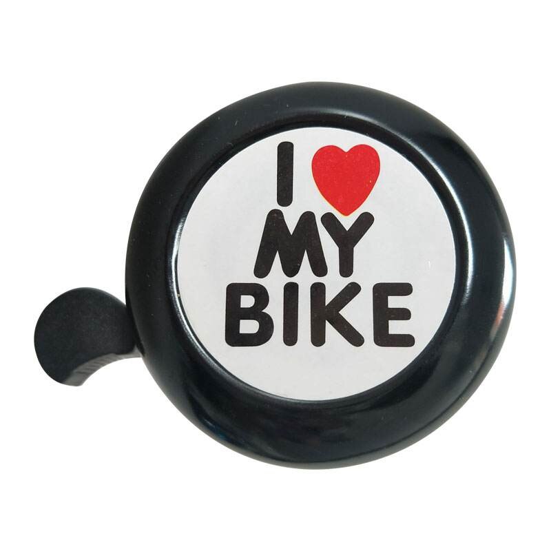 HLBY-Fahrrad Glocke-'ICH Wie Meine Fahrrad' Fahrrad Horn-Laut Aluminium Fahrrad Ring Mini Fahrrad Zubehör für Erwachsene Männer Frauen freundlicher Mädchen