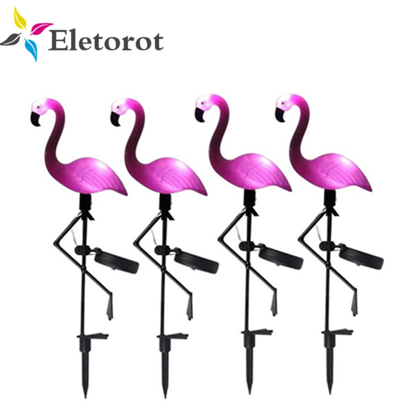 LED Solar- Flamingo Rasen Licht Solar- angetrieben Laterne Weg Lichter Dekorative Außen Garten Landschaft Lampe Für Garten Terrasse
