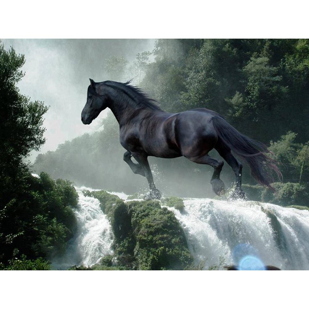 Diamant Malerei Pferd Mit Werkzeuge Voll Platz Diamant Stickerei Tiere Bild 5D DIY Mosaik Strass Hause Dekoration