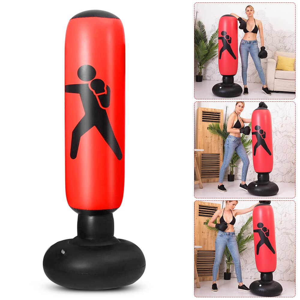 drinnen hause Fitness Boxen Ziel Tasche 5,2 ft Aufblasbare PVC Boxen Tasche Aufblasbare Boxsack Fitness Boxen Ziel Tasche