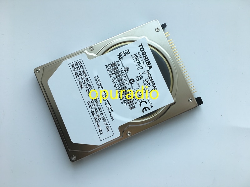Original neue Disk Antrieb MK8050GAC MK8050GACE ZK01 DC + 5 V 1.3A 80 GB Für BMWW CIC Radio Auto HDD Navigation systeme