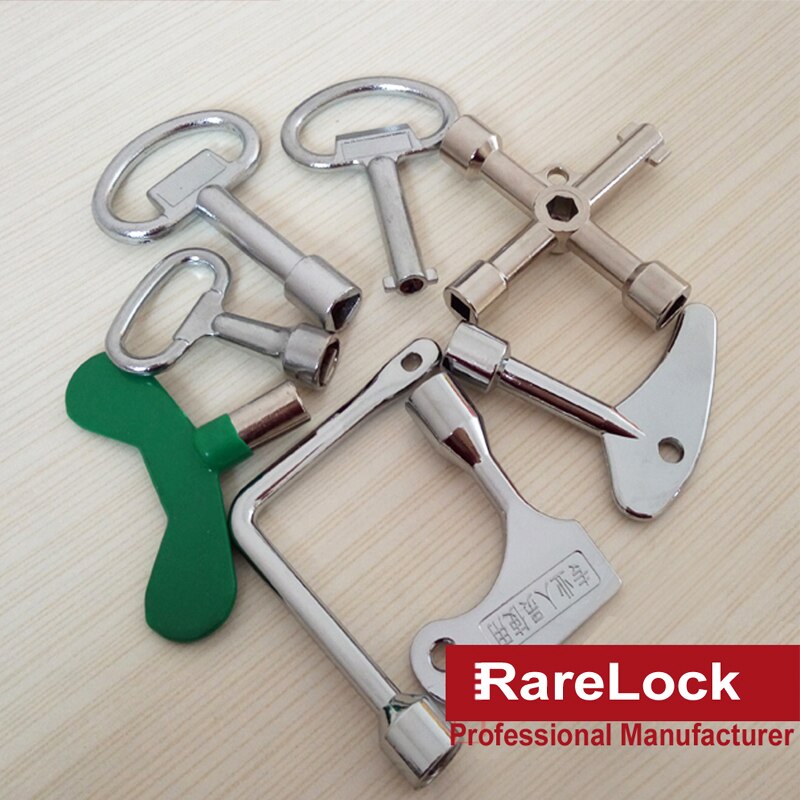Schlüssel für Zug Maschine U-bahn Müll Hardware- Zink-legierung DIY Rarelock ich