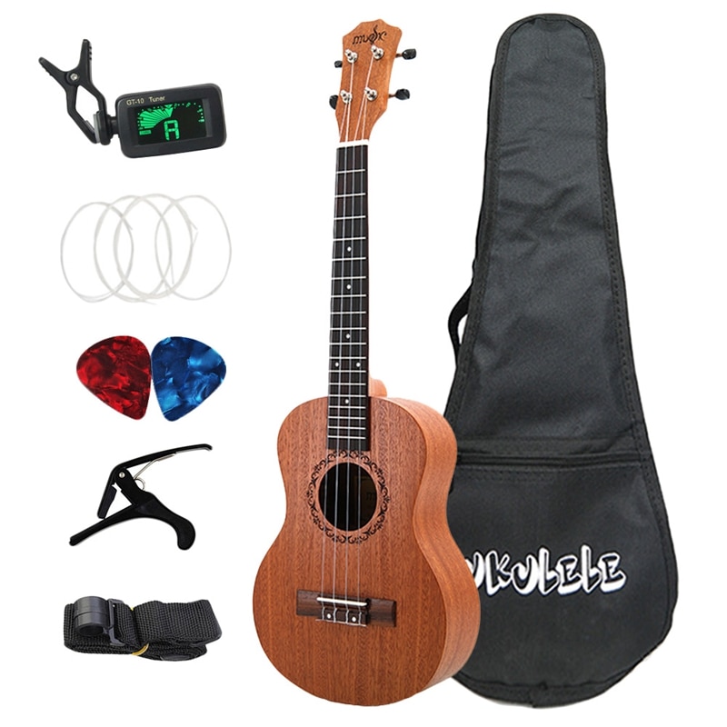 ABGZ-26 Zoll Ukulele Tenor Sapele Akustische Guitaar Mini Hawaii Voll Bausätze Ukulele Gitarre für Anfänger freundlicher