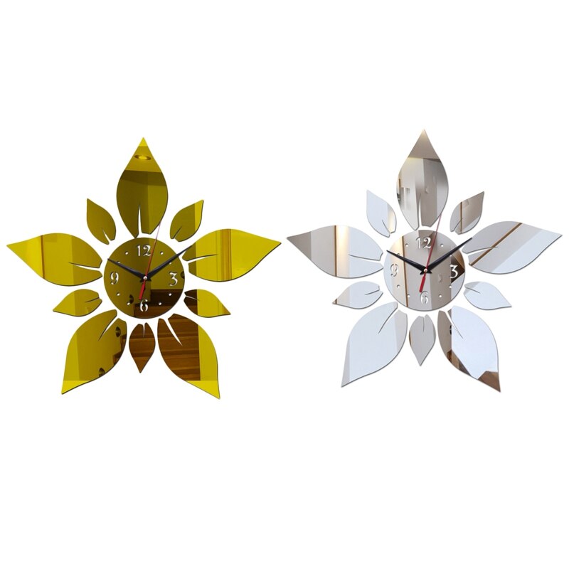 Spiegel Acryl Material Einseitig Zauberstab Aufkleber Moderne Stil Zauberstab Quarz Uhren Wohnkultur Zauberstab Uhren